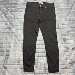 Loft Black Denim Legging Jeans Womens 4/27P Petite Skinny Stretch ID 70347